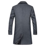 Mens Warm Wool Coat Winter - Image 2